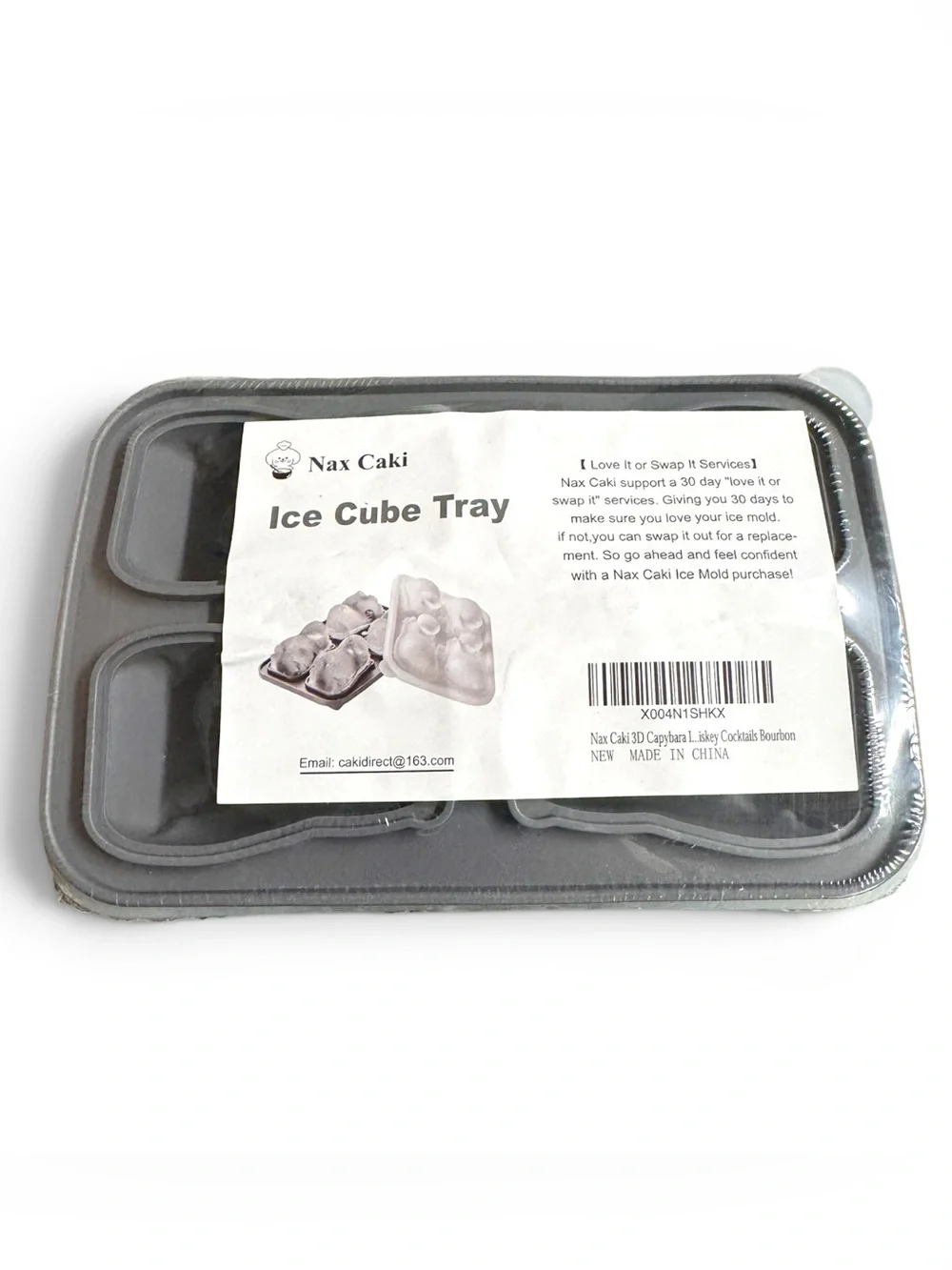 NIP 3D Capybara Silicone Ice Cube Mold for Whiskey Cocktails & Gifts
